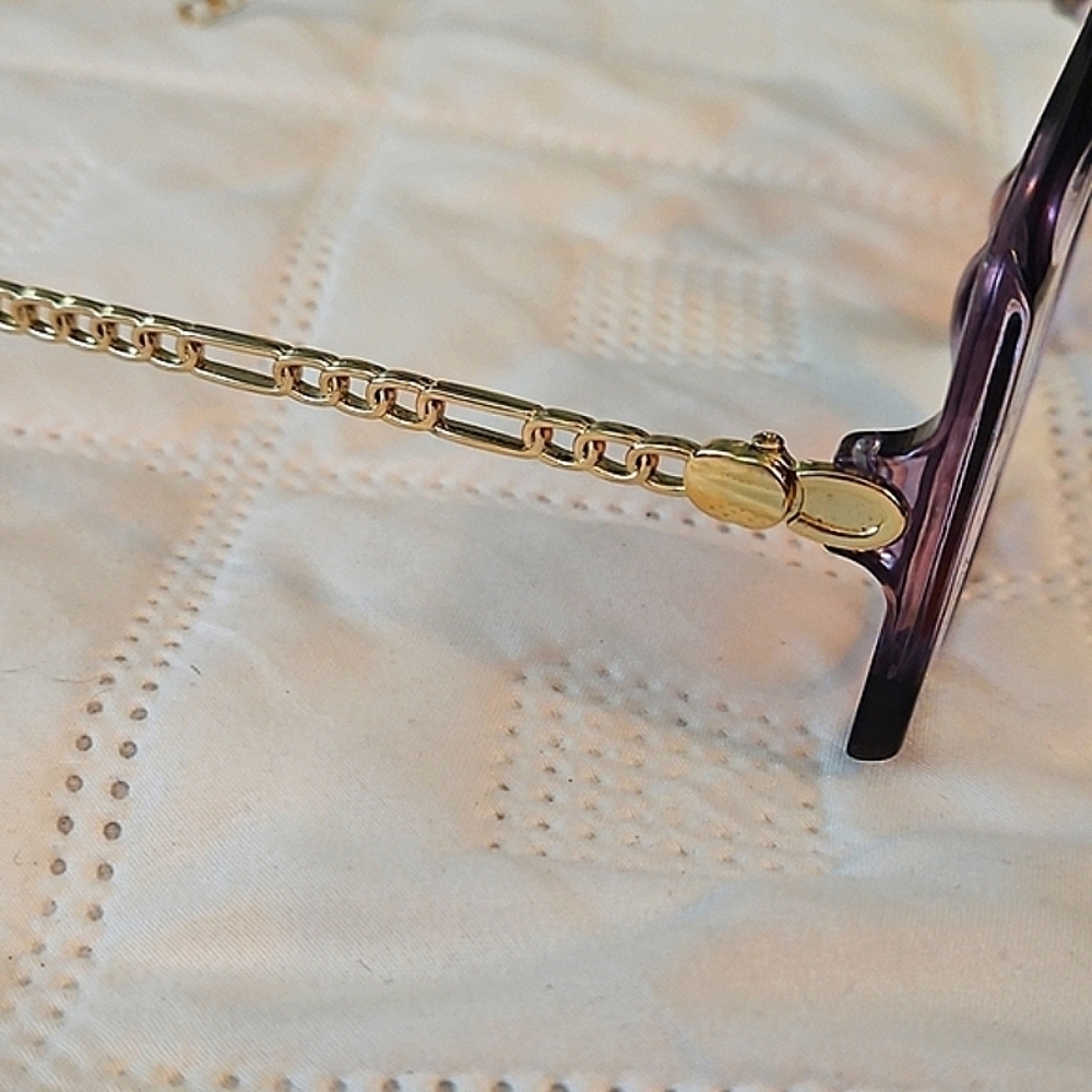🌟NWOT Oversized Vintage  Square Shaped  Sunglasses- Gradient Gray To Pink 🌟 - Picture 7 of 8